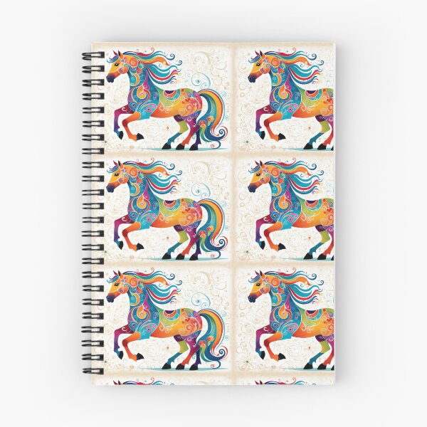 Aperçu de l'œuvre Joli cheval abstrait coloré avec une jambe bonus ! créée et vendue par RJsphotography and More.