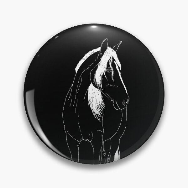 Item preview, Horse - Mare White Outline - No Background designed and sold by joanstratton.
