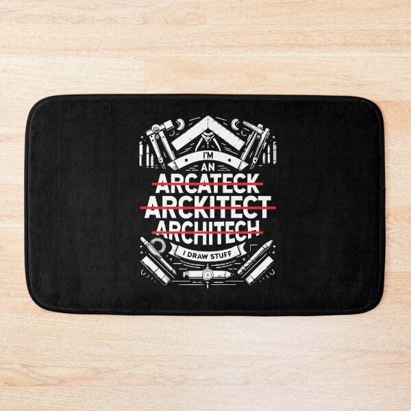 Item preview, I'm An Arcateck Arckitect Architech I Draw Stuff Funny Architect designed and sold by Dressed For  Duty.