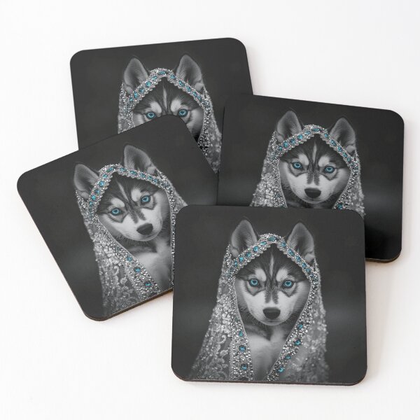 Item preview, Wolfdog With A Jewelled Veil designed and sold by Nocturne  Paws.