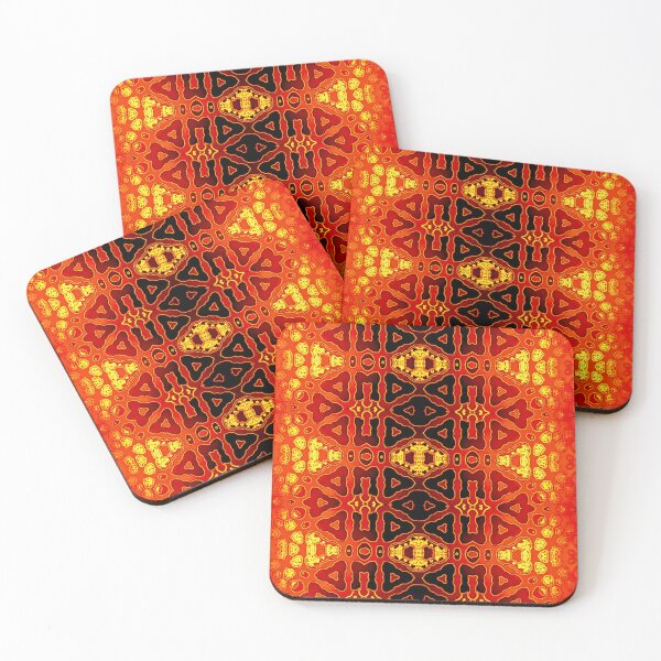 Item preview, Modern Batik . Tribal Pattern . Orange . #7 designed and sold by Artistic63.