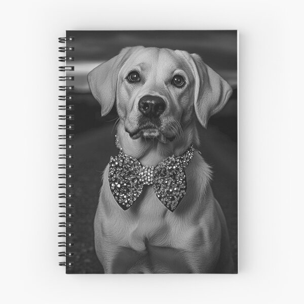 Item preview, White Labrador With A Jewelled Bow designed and sold by Nocturne  Paws.