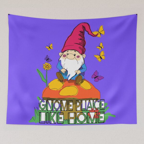 Item preview, Gnome Place Like Home: Whimsical Garde(draw with fingers)  designed and sold by CoolEnthusias.
