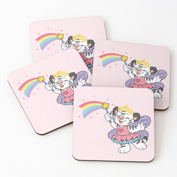 Item preview, Crinklz the Tiger dressed as a Fairy Princess (Fairy Tale Print) designed and sold by Crinklz.