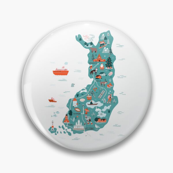 Item preview, Laskiainen - map of Finland designed and sold by Stephmaki816.