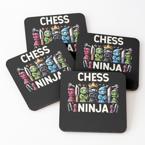 Item preview, Funny Cute Chess Player Ninja Board Game Lovers Boys Girls designed and sold by Dressed For  Duty.