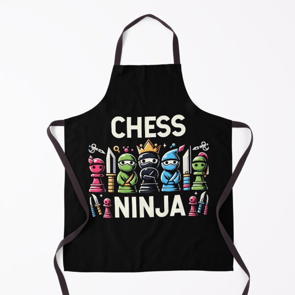 Item preview, Funny Cute Chess Player Ninja Board Game Lovers Boys Girls designed and sold by Dressed For  Duty.