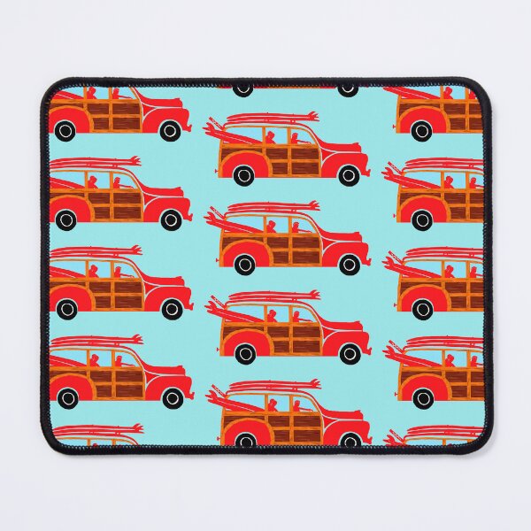 Item preview, Beach Woody, woody wagon, surf wagon, old school surfer, fun ride, summer ride, designed and sold by LuluLaRock.