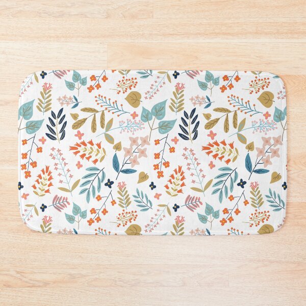 Item preview, Botanical Harmony | Floral vintage Plants Colorful Leaves | Autumn Spring Nature Bohemian Chic designed and sold by 83oranges.com.