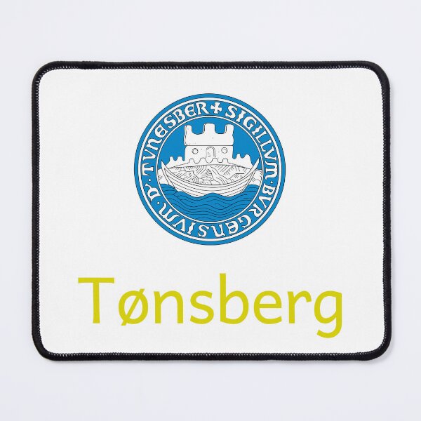 Item preview, Flag of Tønsberg - Yellow Text designed and sold by VK2YJS.
