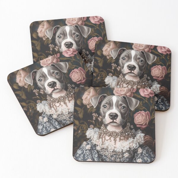 Item preview, Vintage Pit Bull designed and sold by Nocturne  Paws.