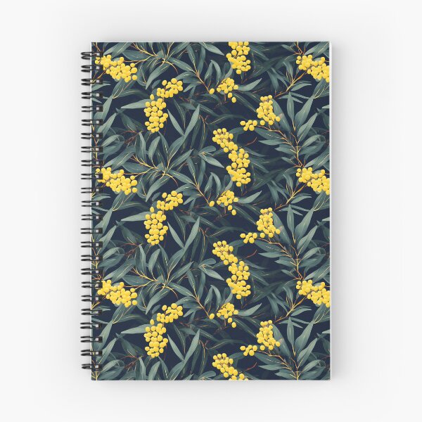 Item preview, Wattle Print Black designed and sold by Tracey Unthank.