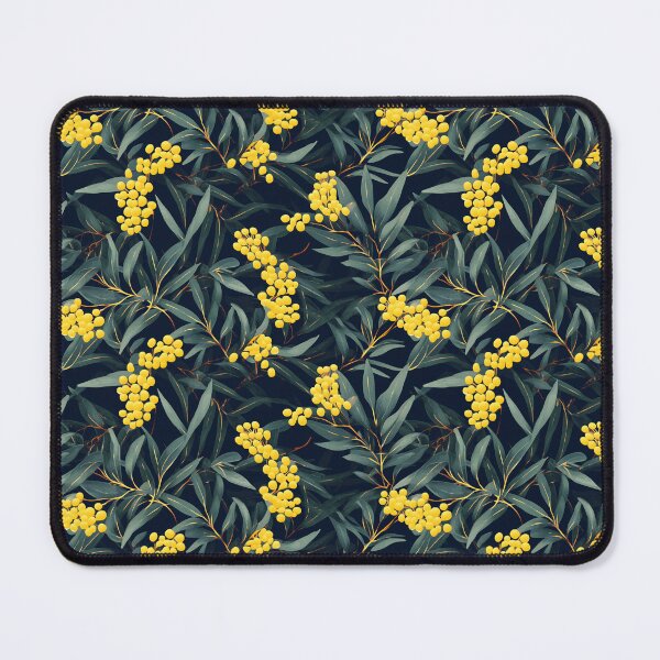 Item preview, Wattle Print Black designed and sold by Tracey Unthank.