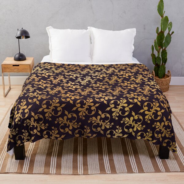 Item preview, Elegant Gold and Purple Fantasy Pattern designed and sold by Skull Fern.