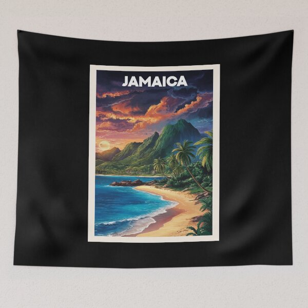 Item preview, Jamaica, Travel Art designed and sold by PinkandP.