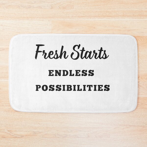 Item preview, Fresh Starts Quotes designed and sold by ArtPrintsTribe.