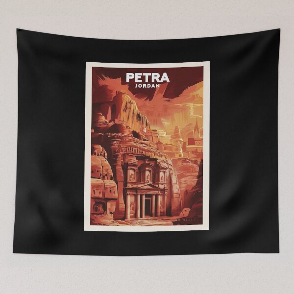 Item preview, Petra (Jordan), Travel Art designed and sold by PinkandP.