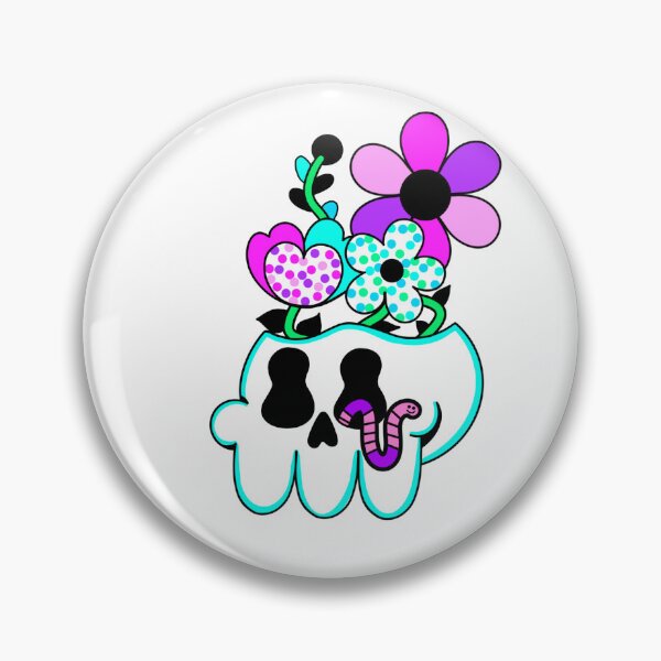 Item preview, Wormy Skull designed and sold by LiminalMoonArt.