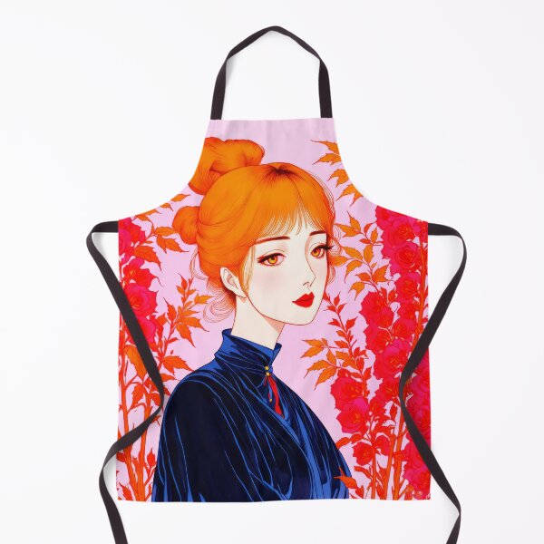 Item preview, Red Flowers Woman Art designed and sold by 3dvirtualand.