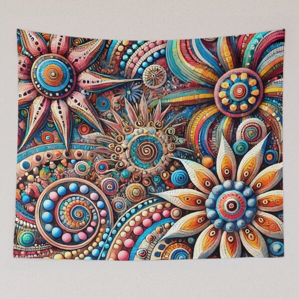 Item preview, Ethnic Flower 2 designed and sold by artedamensagem.