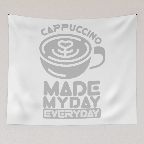 Item preview, Made My Day Everyday : Hot Cappuccino designed and sold by Eksama Design.