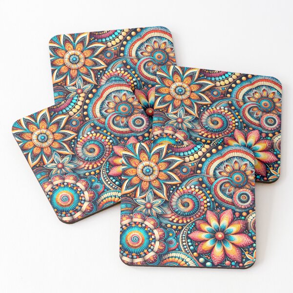 Item preview, Ethnic Flower 3 designed and sold by artedamensagem.