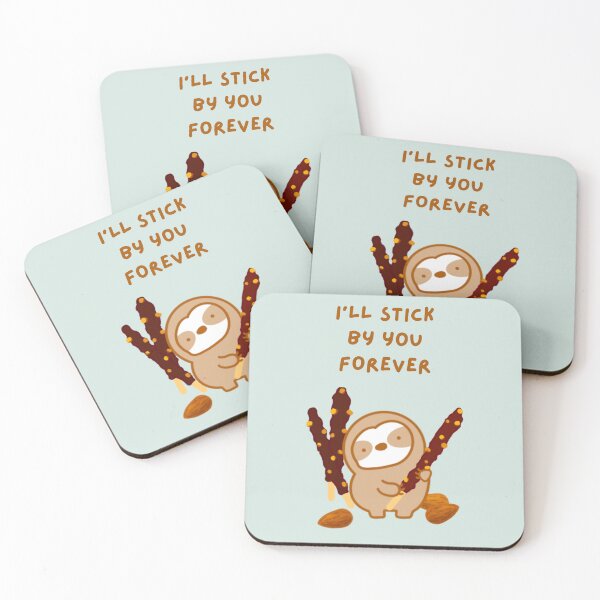 Item preview, Valentine’s Day Chocolate Pocky Sloth designed and sold by theslothinme.