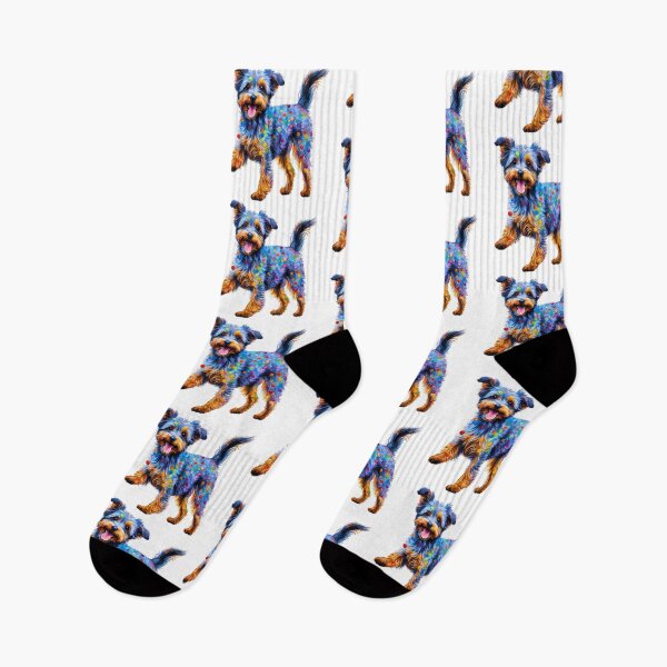 Item preview, Pointillist Yorkipoo Modern Art Design designed and sold by Fredster1966.
