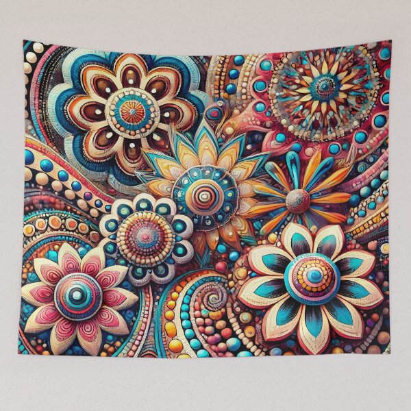 Item preview, Ethnic Flower 4 designed and sold by artedamensagem.