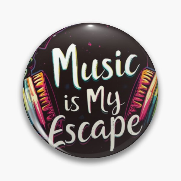 Item preview, Music Lover's Escape Headphones t shirt Design. designed and sold by InsightA.