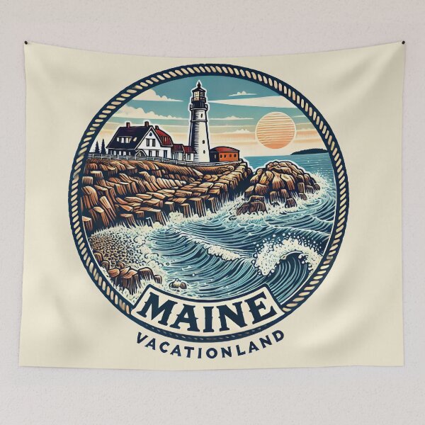 Item preview, Maine: The Serenity of Vacationland designed and sold by communedesigns.