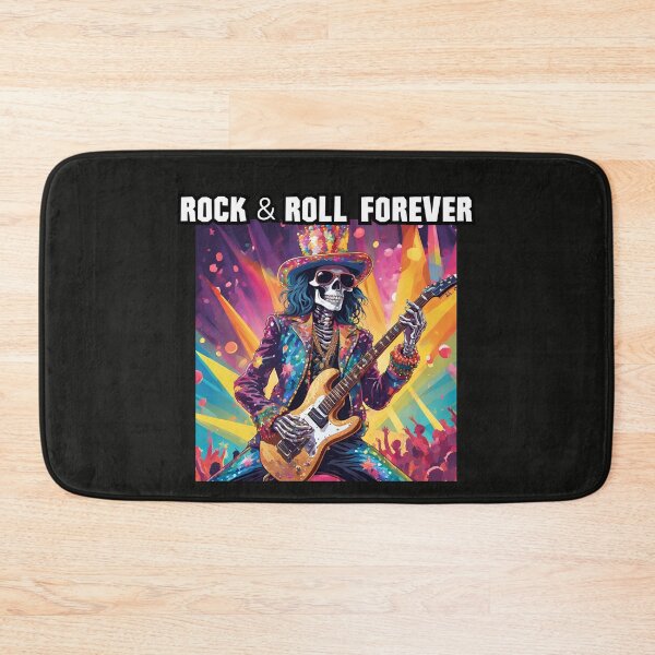 Item preview, Glam Rock Skeleton Guitarist, Rock and Roll Forever designed and sold by FroggyFly Designs.