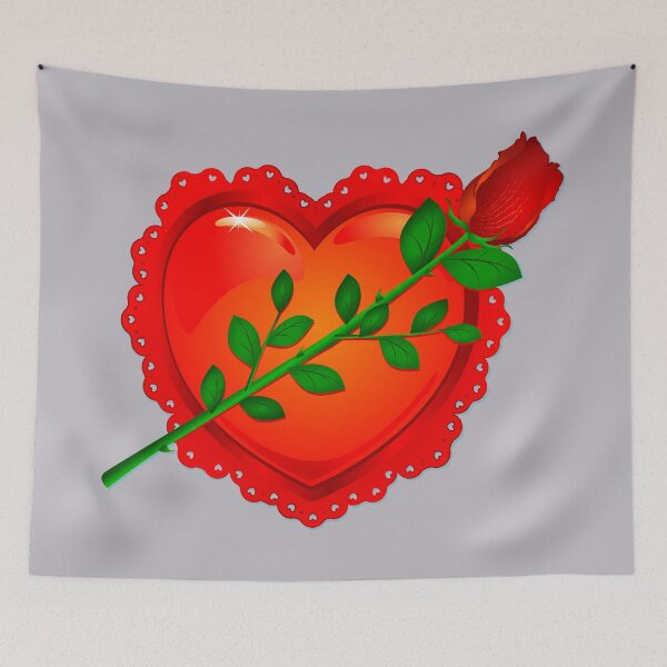 Item preview, Red Heart and Rose designed and sold by LuisaVenturoli.