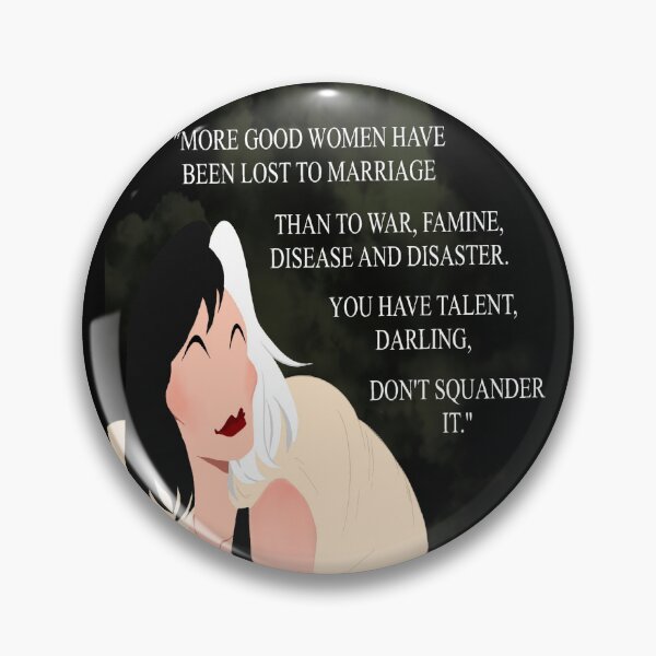 Item preview, Cruella Deville quote  designed and sold by 3rdWheel-Prints.