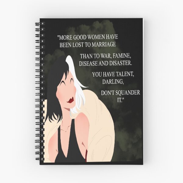 Item preview, Cruella Deville quote  designed and sold by 3rdWheel-Prints.