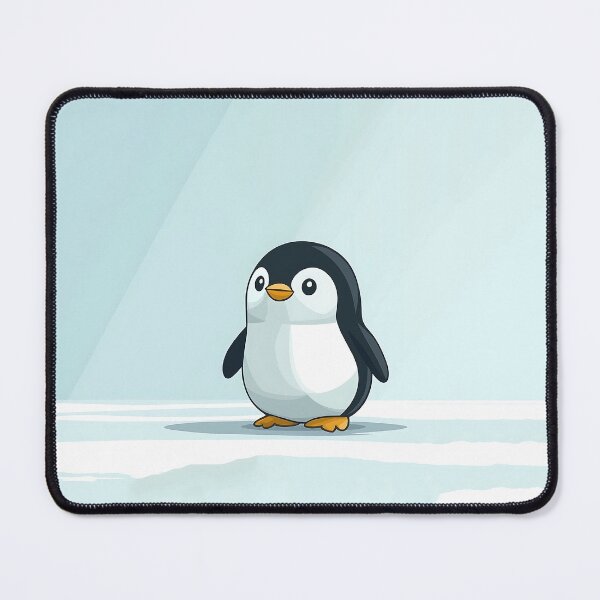 Item preview, Cute Baby Penguin Standing on Ice designed and sold by GoldenTealArts.
