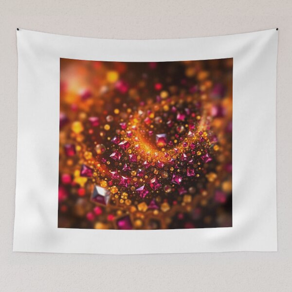 Item preview, Vibrant Spiral of Radiant Gems designed and sold by Bilikaru.