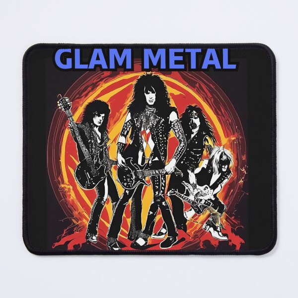 Item preview, Glam Metal Rock Band Vintage Retro designed and sold by FroggyFly Designs.