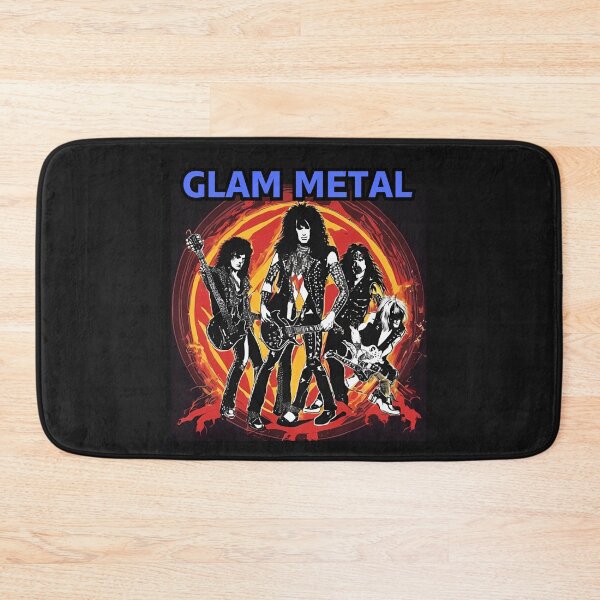 Item preview, Glam Metal Rock Band Vintage Retro designed and sold by FroggyFly Designs.