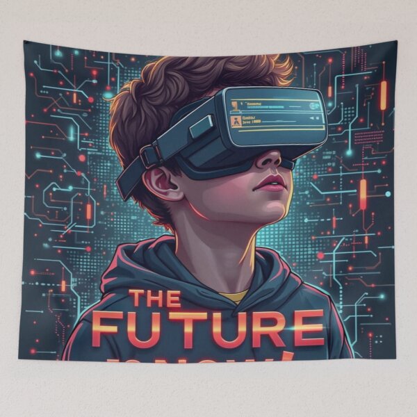 Item preview, The Future is Now AR Glasses T Shirt Design. designed and sold by InsightA.