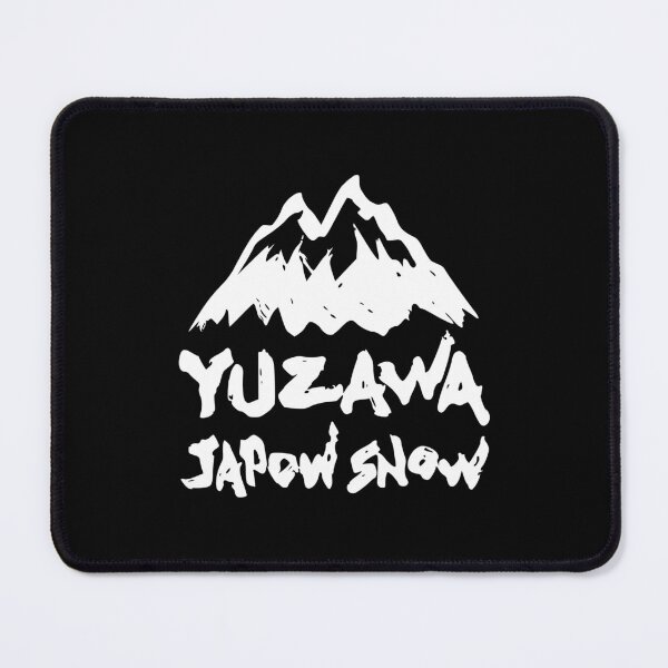 Item preview, Yuzawa Ski Resort, Niigata Japan - White | Snowboard Decal Japow Snow designed and sold by PawaPotto.