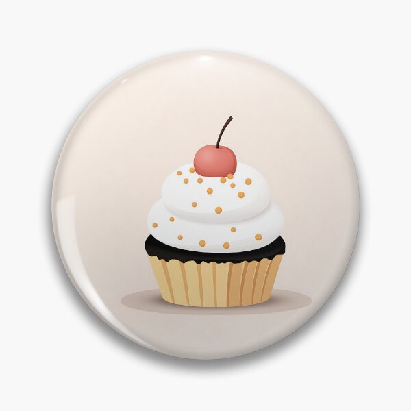 Item preview, Cute Cupcake with Cream and Cherry designed and sold by GoldenTealArts.
