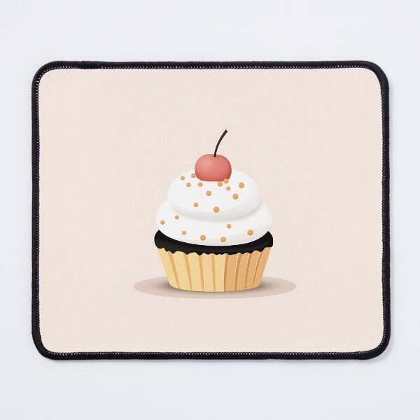 Item preview, Cute Cupcake with Cream and Cherry designed and sold by GoldenTealArts.