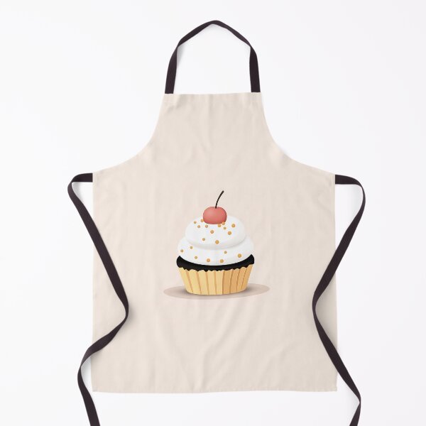 Item preview, Cute Cupcake with Cream and Cherry designed and sold by GoldenTealArts.