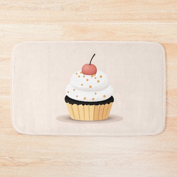 Item preview, Cute Cupcake with Cream and Cherry designed and sold by GoldenTealArts.