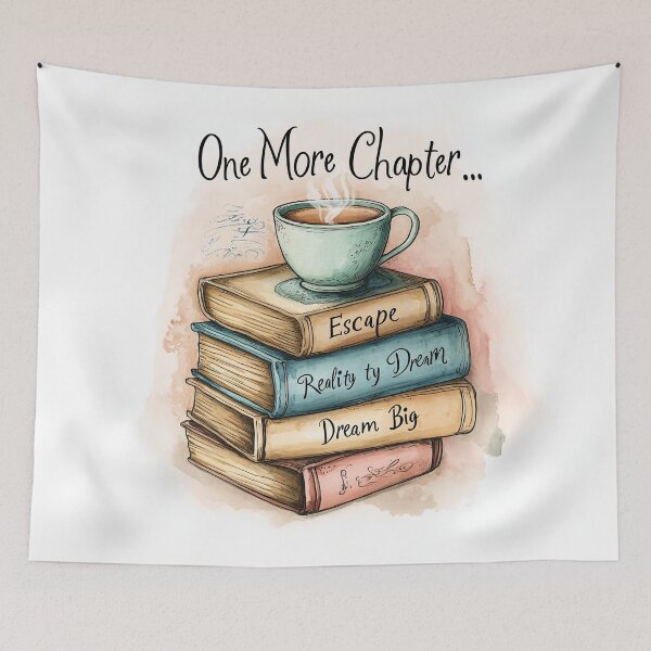 Item preview, One More Chapter - Relaxed Book Lover Design designed and sold by chi3-jp.
