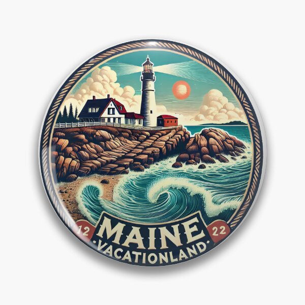 Item preview, Maine: Escape to Vacationland Serenity designed and sold by communedesigns.