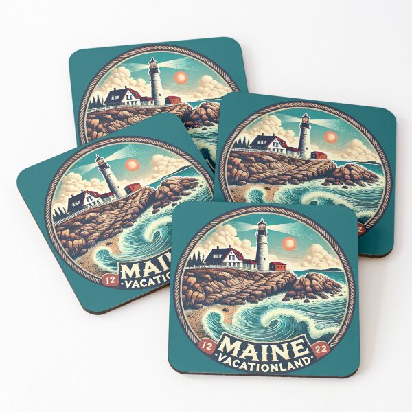 Item preview, Maine: Escape to Vacationland Serenity designed and sold by communedesigns.