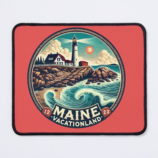 Item preview, Maine: Escape to Vacationland Serenity designed and sold by communedesigns.