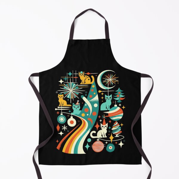 Item preview, Mid Century Modern Look Cats Christmas Retro 50s 60s Xmas designed and sold by Dressed For Duty.
